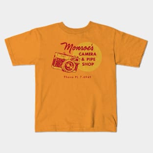 Monroe's Camera and Pipe Shop Kids T-Shirt